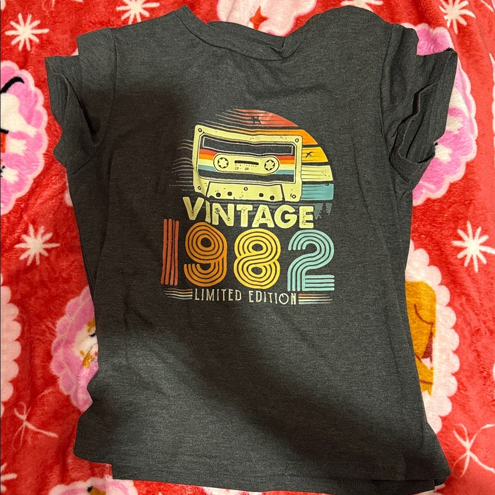 Vintage 1982 Gray T-Shirt